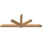Ekena Millwork Kennewick Timber Gable Bracket, Western Red Cedar, 72"W x 27"H x 3 1/2"D x 3 1/2"F, 9/12 Pitch GBW072X27X0404KEN00SWR - alternate 5